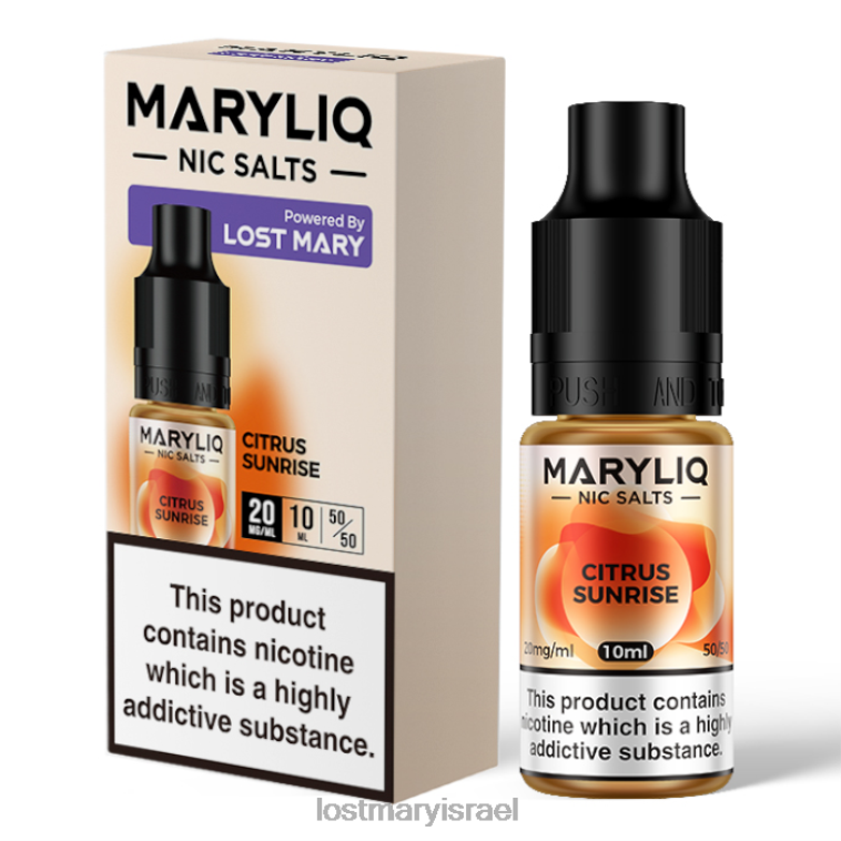 אבודים מלחי מרי מריליק ניק - 10 מ"ל 8RF26210 פרי הדר | LOST MARY Bm620
